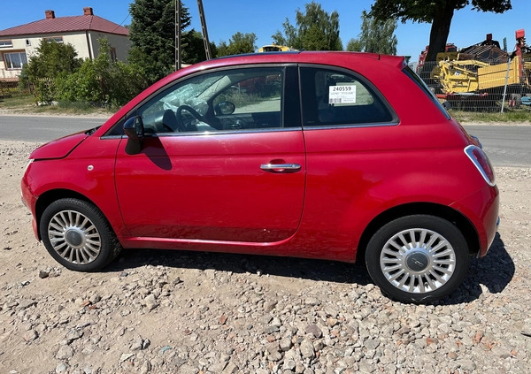 Fiat 500 cena 12500 przebieg: 155248, rok produkcji 2008 z Gołdap małe 121